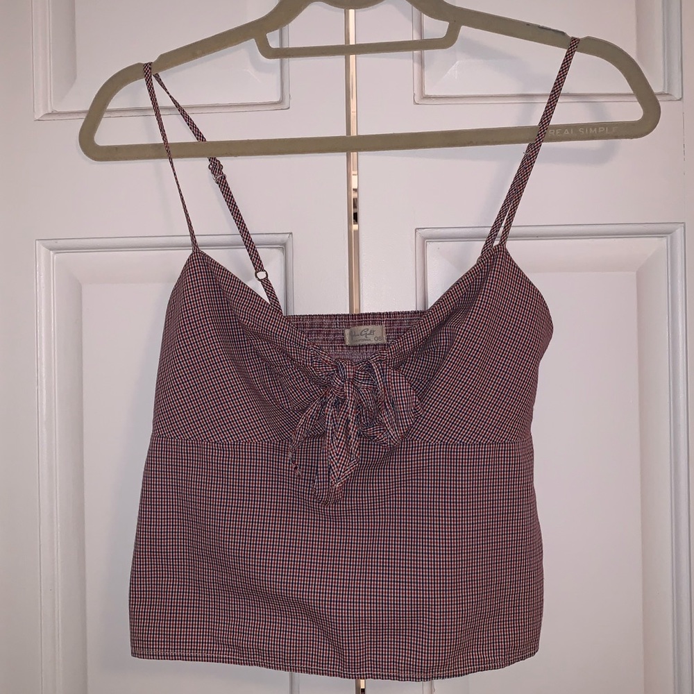 John Galt (Brandy Melville) Tie-Front Tank